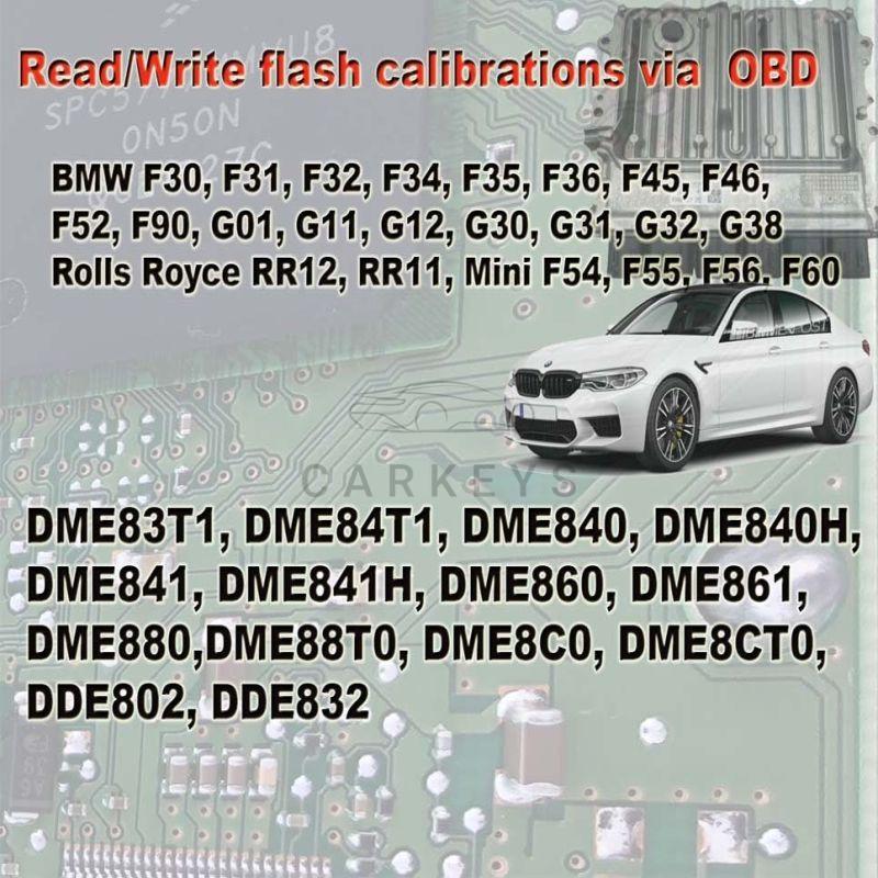 Модуль читання/запису калібрувань, видалення DPF, CAT, EGR DDE/DME EDC17, MEVD17, MDG1 і EGS 8HP, EGS GEN3 G серії