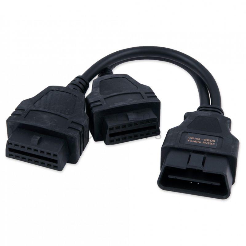 CB103 - OBDII Y-кабель M/2xF