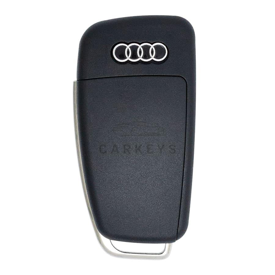 Корпус выкидного ключа Audi 3 кнопки HU66 батарейка на корпусе