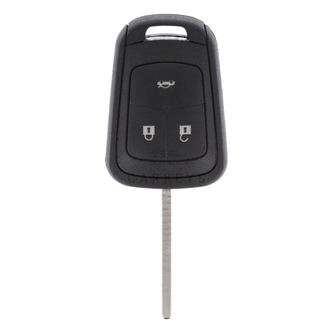 Корпус ключа с кнопками Chevrolet 3 кнопки HU100