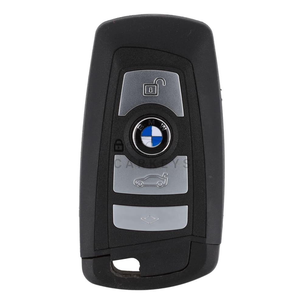 Корпус смарт ключа BMW F-series 4 кнопки HU100R Черный