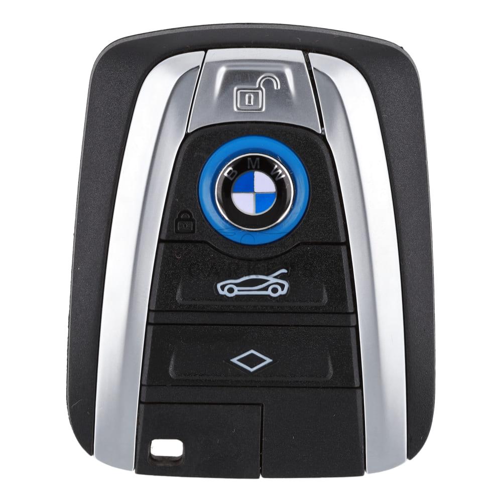 Корпус смарт ключа BMW i3, i8 4 кнопки HU100R с кнопкой открытия багажника