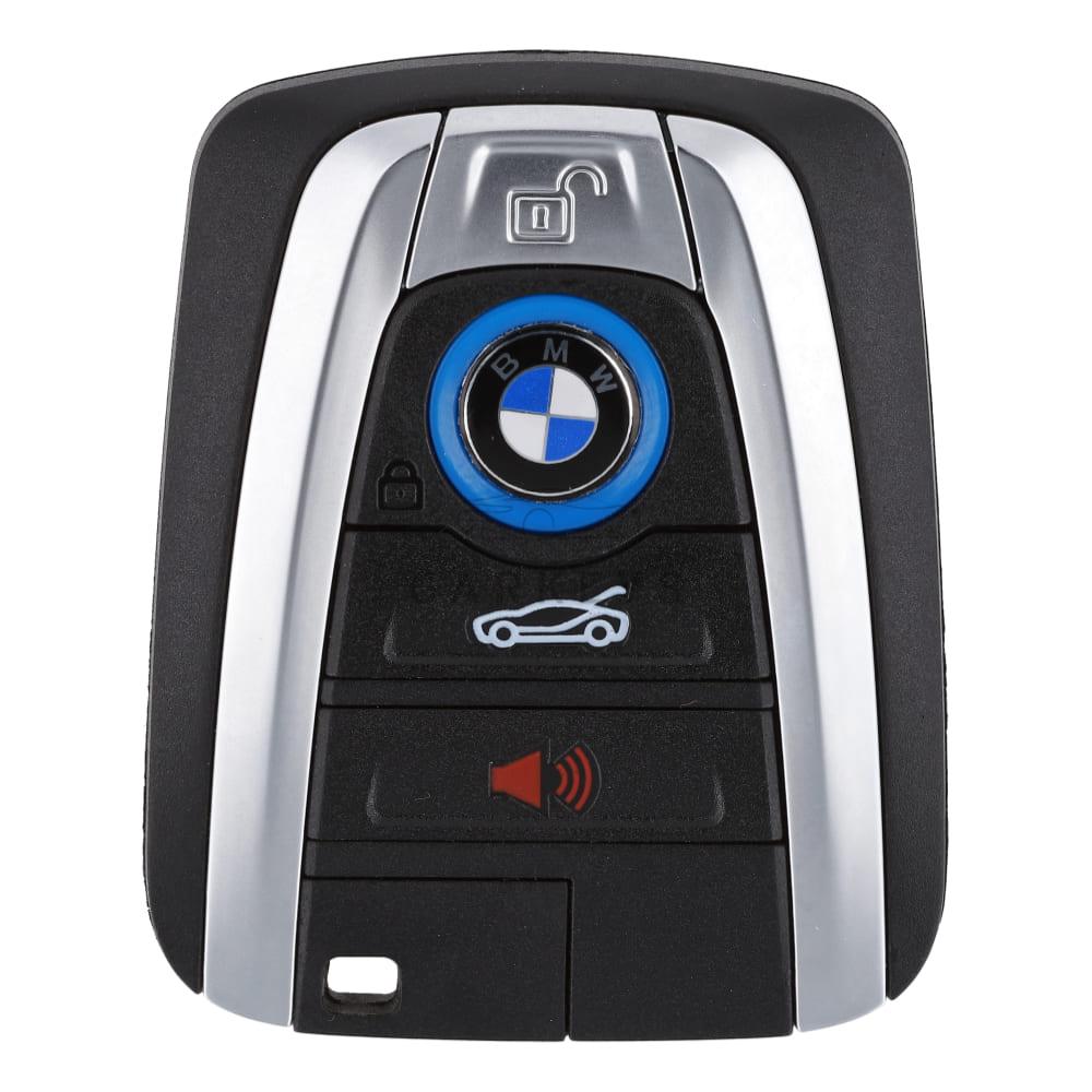 Корпус смарт ключа BMW i3, i8 3+1кн HU100R с кнопкой открытия багажника