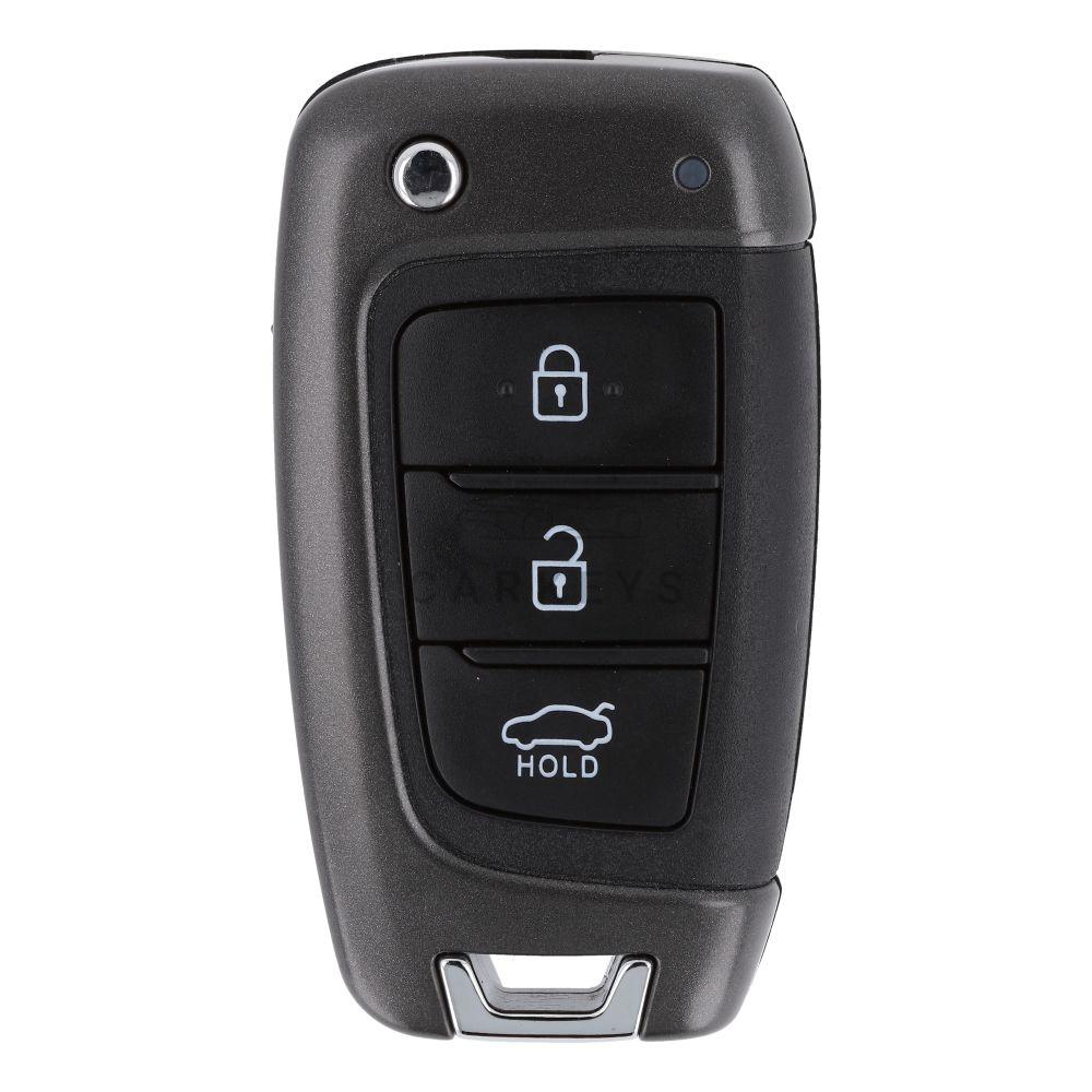 Корпус Викидного ключа Hyundai 3 кнопки 2020+ Легковий Багажник KIA10