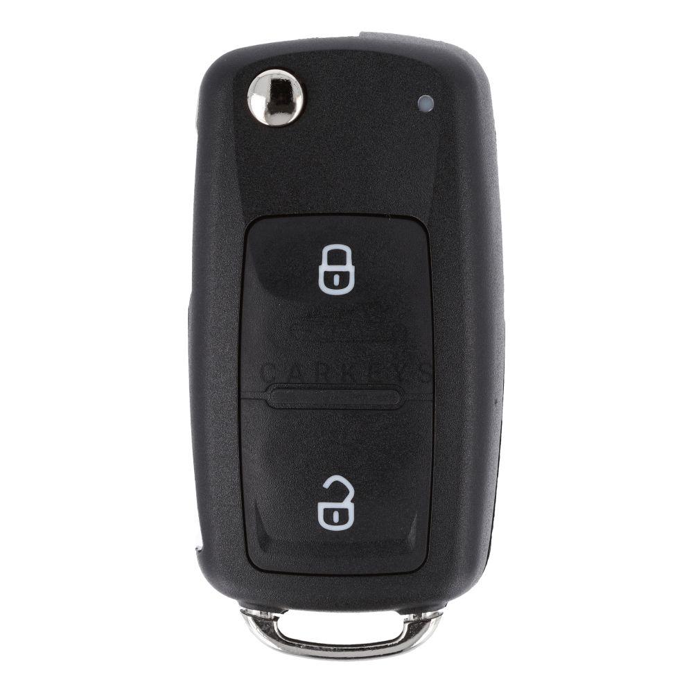 Корпус викидного ключа Volkswagen, Skoda, Seat 2 кнопки штіфтований HU66
