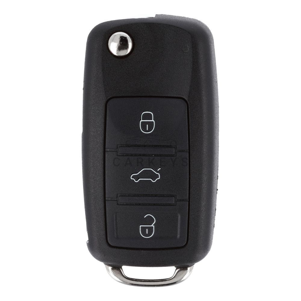 Корпус викидного ключа Volkswagen Touareg 3 кнопки HU66