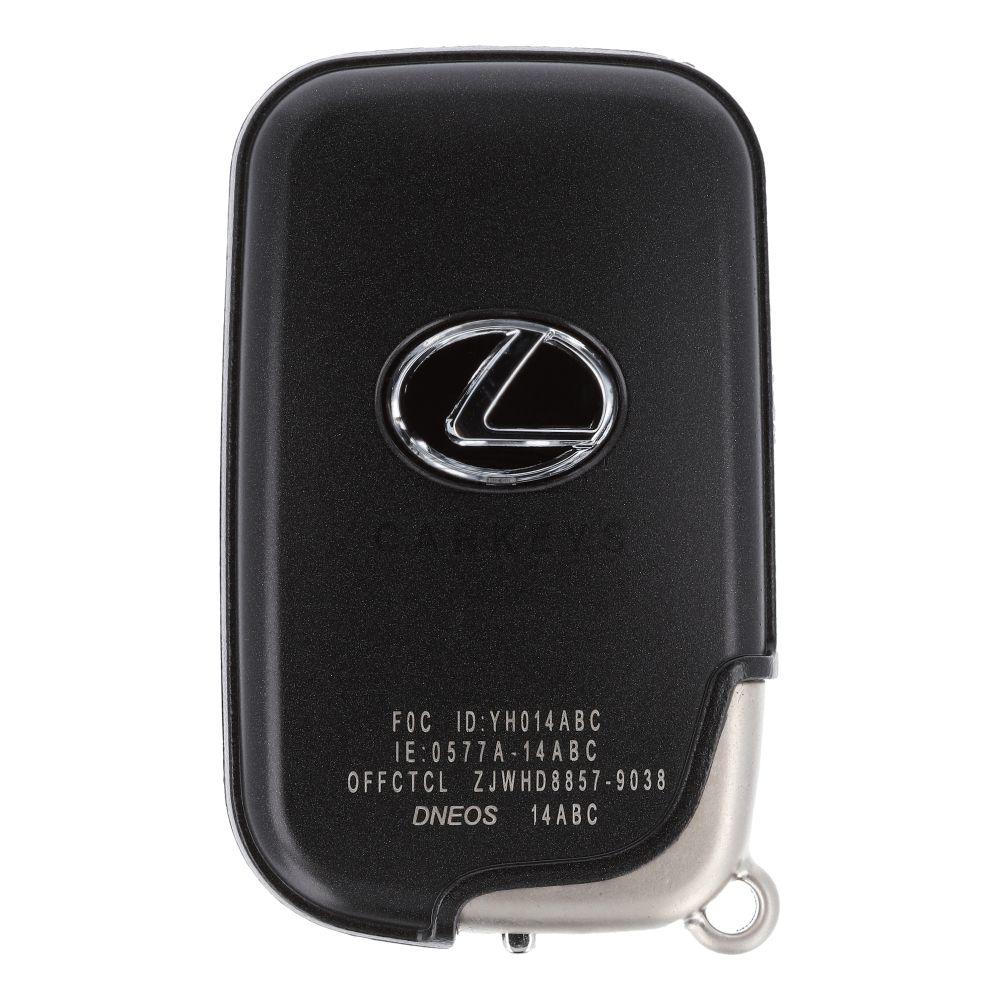 Корпус смарт ключа Lexus 3 кнопки TOY48 Тип 1 (легковой багажник)
