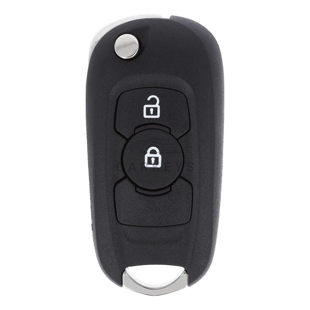 Корпус выкидного ключа Opel Astra K 2 кнопки HU100