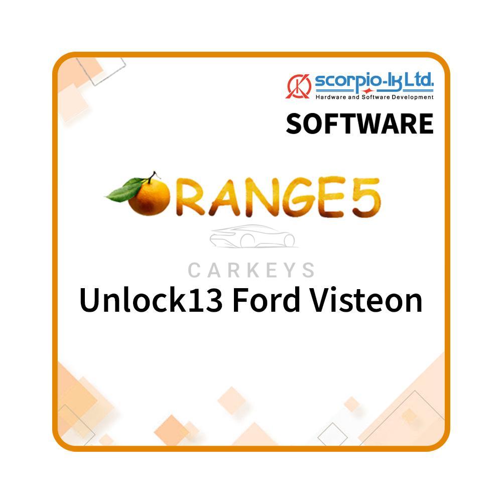Активация Unlock13 Ford Visteo Orange5