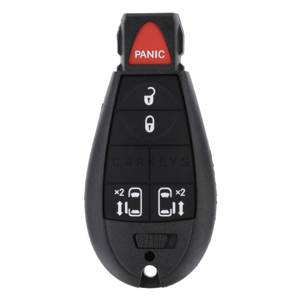 Корпус фобик Jeep, Chrysler, Dodge 4+1 кнопки CY24 Тип 1 (2х боковые двери)