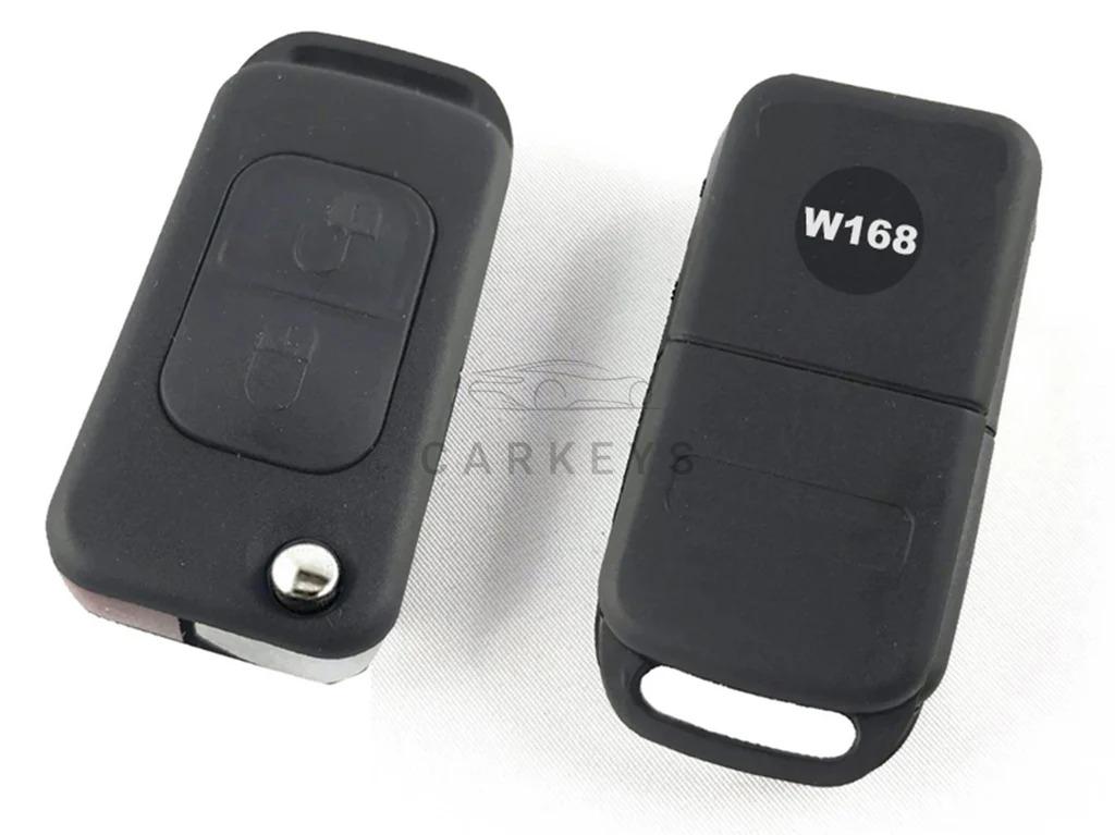 СКАНИРОВАНИЕ OBDII - Mercedes W168, W414, выкидной ключ с 2 кнопками 433 МГц (HU64)