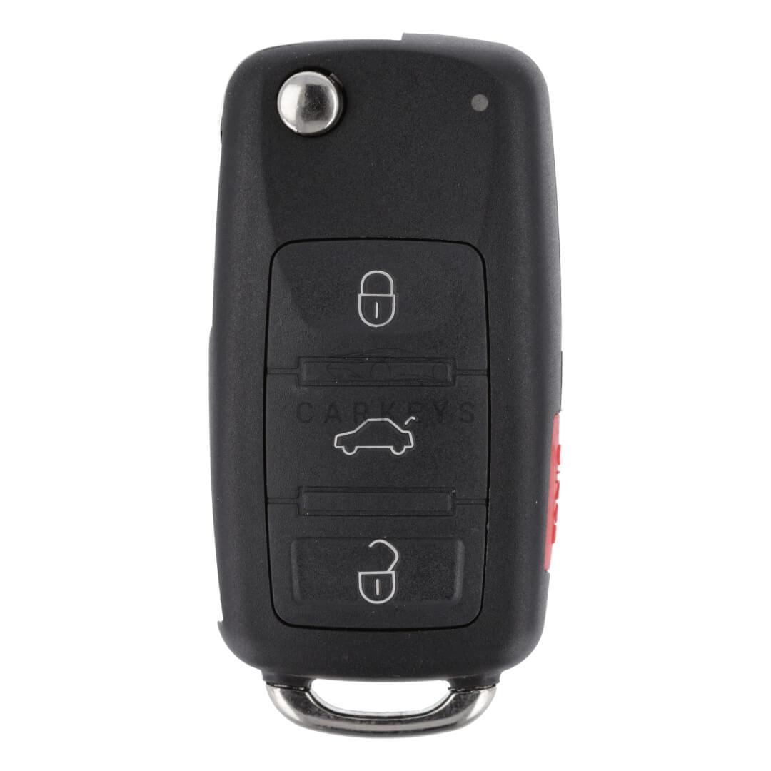 Выкидной ключ Audi A8 3+1 кнопки 315MHz Remote