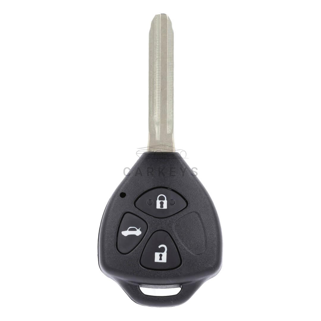 Корпус ключа с кнопками Toyota Camry 3 кнопки TOY43 Тип 2