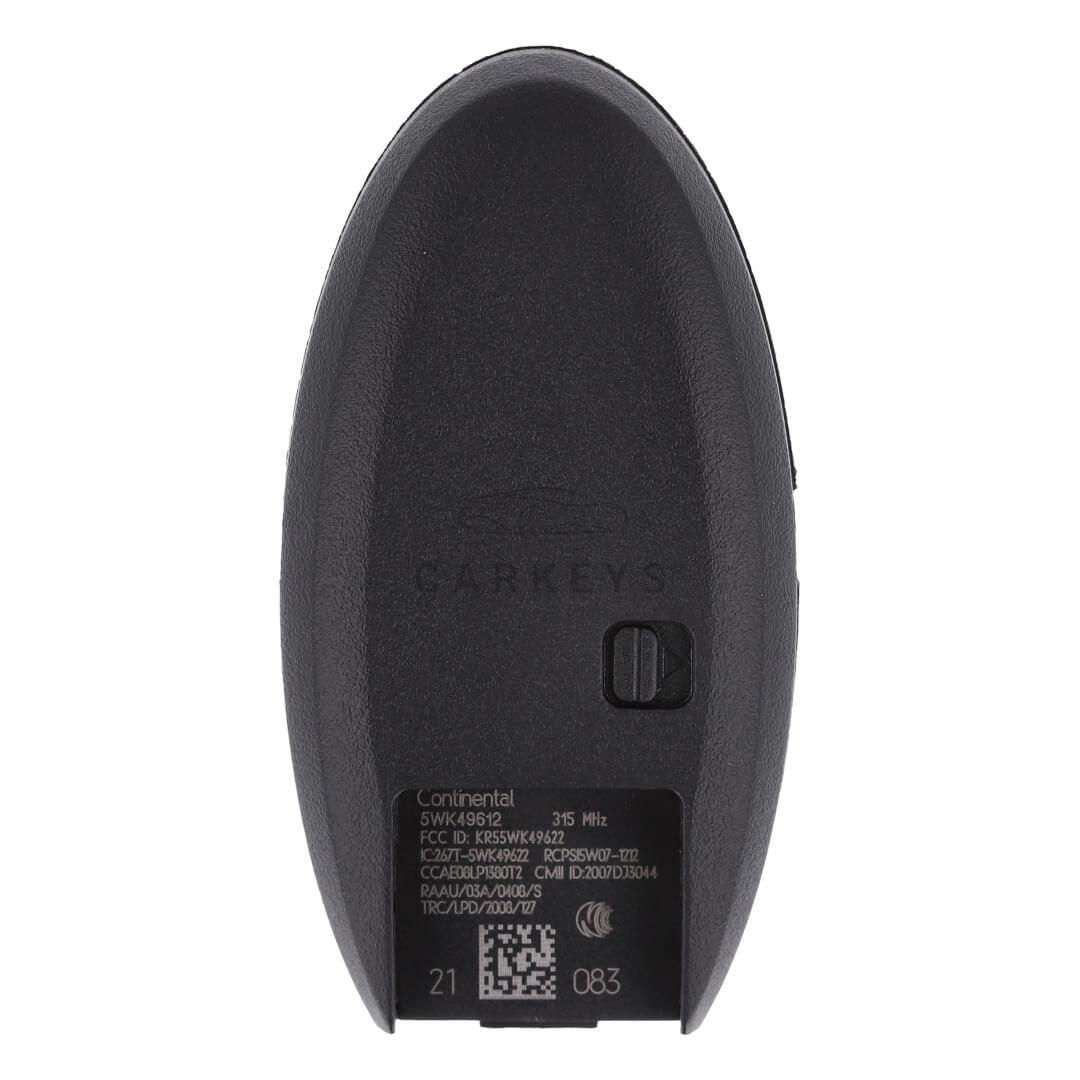 Смарт ключ Nissan Murano 2009-2014 2+1 кнопки 315MHz PCF7952 285E3-1AA7A