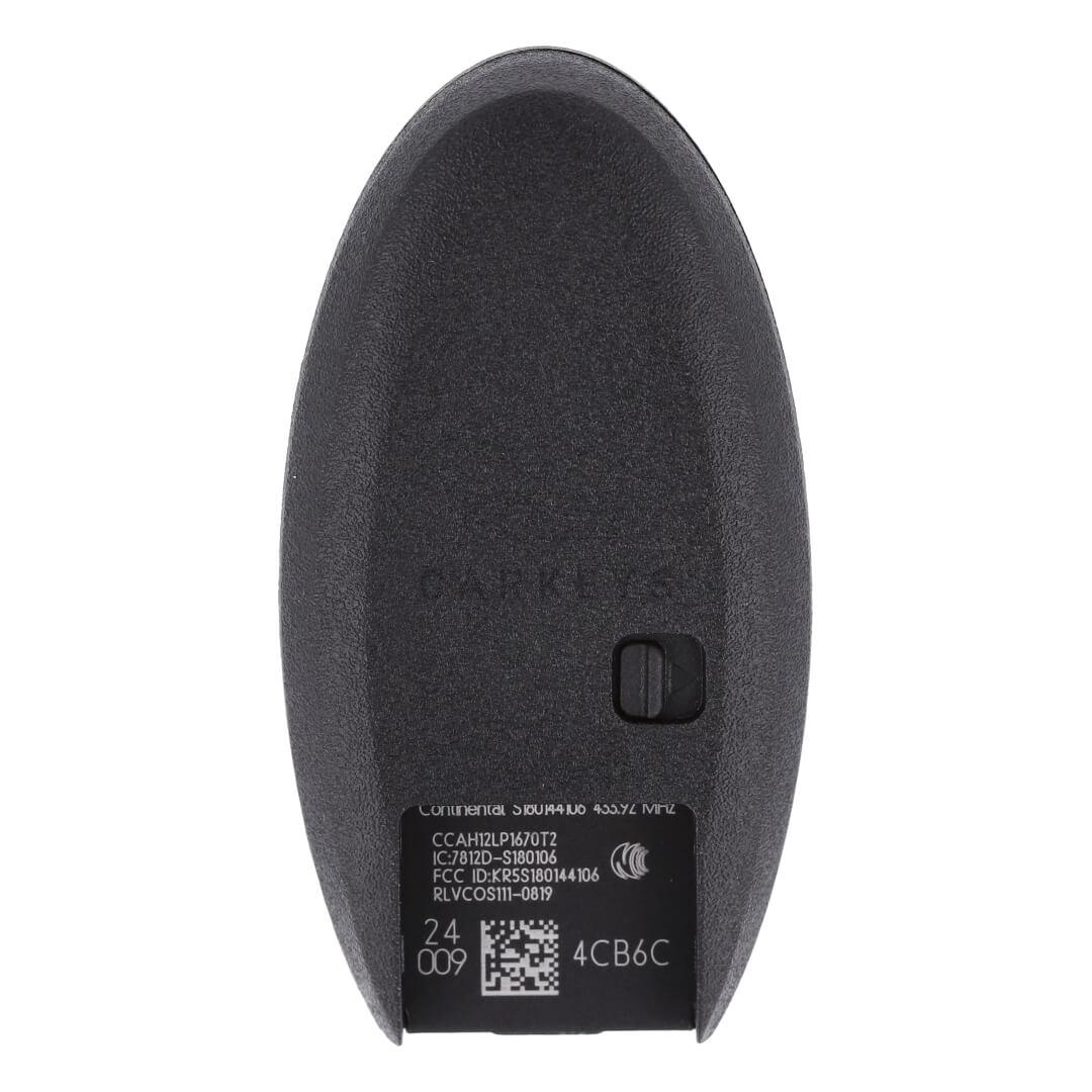 Смарт ключ Nissan Rogue 2014-2018 3+1 кнопки 433MHz ID4A AES 285E3-4CB6C