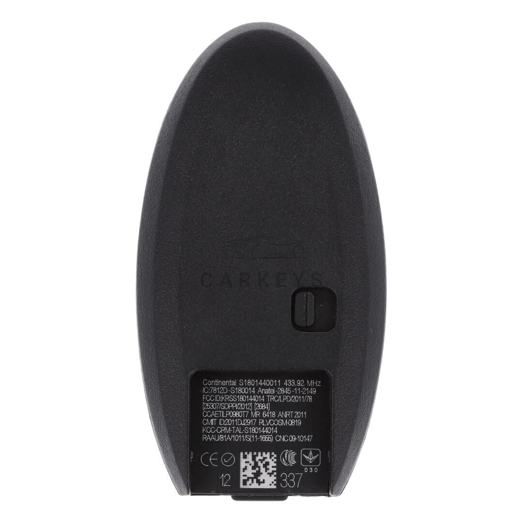 Смарт ключ Infiniti QX60, JX35 2013-2015 3+1 кнопки 433MHz ID47 285E3-9NB4A, 285E3-3JA2A
