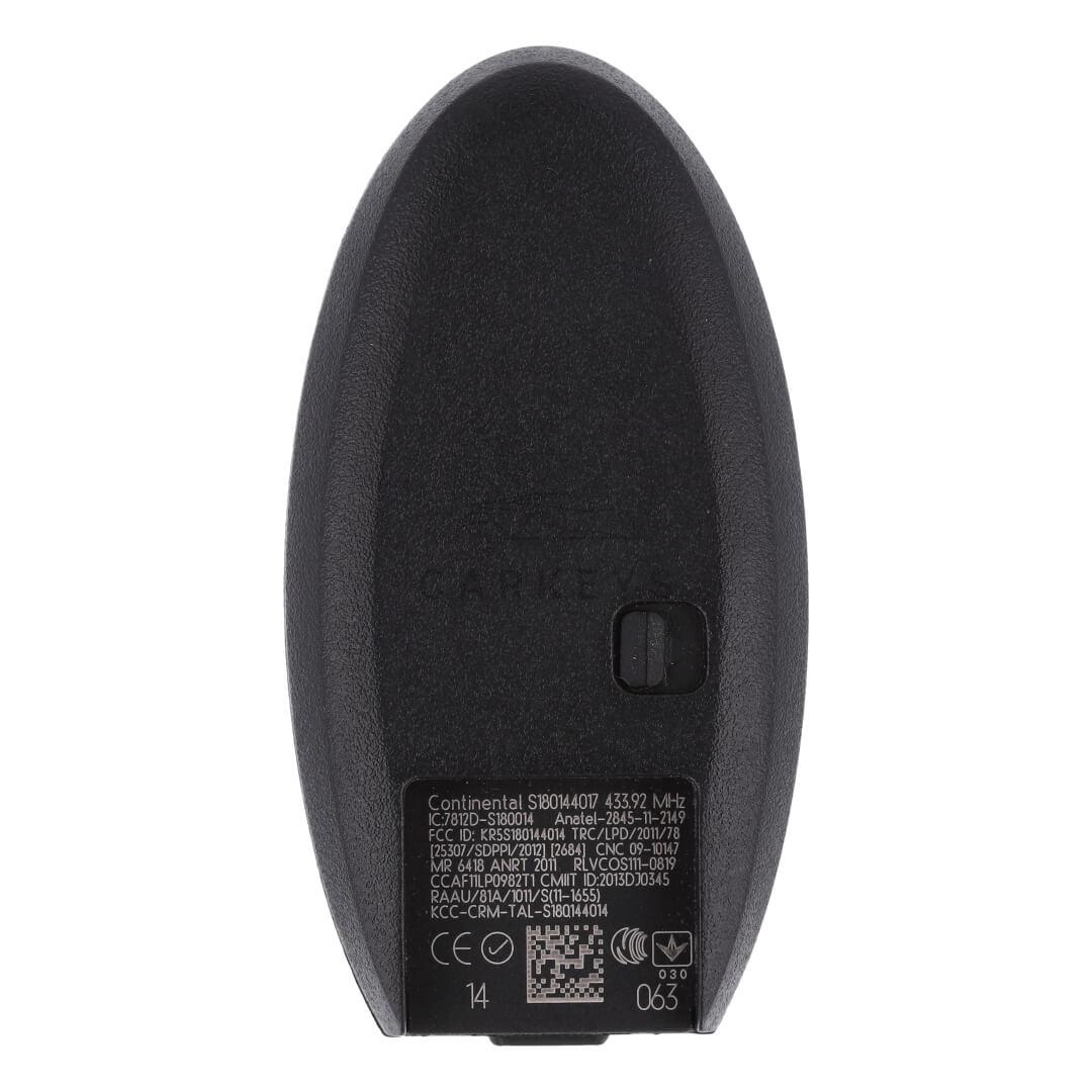 Смарт ключ Nissan Altima 2013-2016 3 кнопки 433MHz ID47 285E3-3TT0A, 285E3-9HP3B