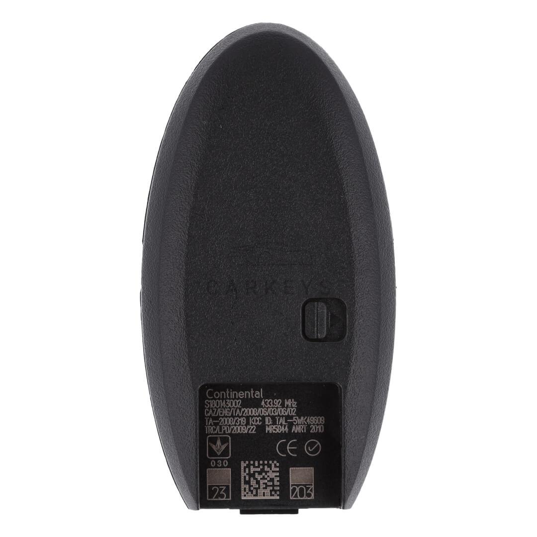Смарт ключ Nissan Murano 2009-2016 3 кнопки 433MHz PCF7952 285E3-1AN5B, 285E3-1TJ0E