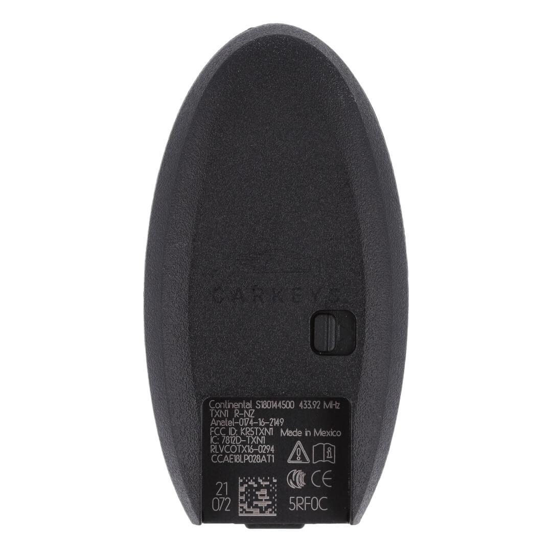Смарт ключ Nissan X-Trail, Qashqai 2021-2023 2 кнопки 433MHz ID4A AES 285E3-5RF0C