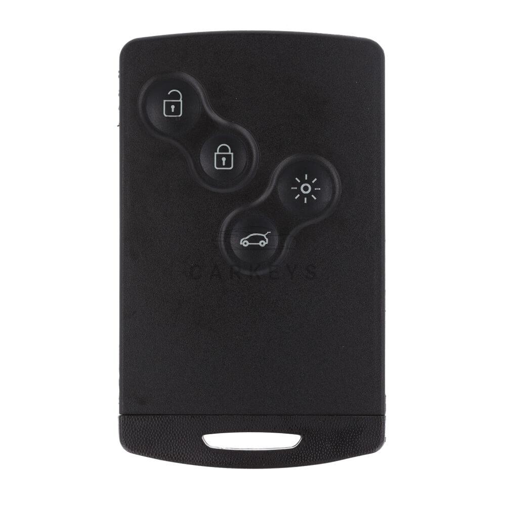 Ключ-карта Renault Clio IV 4 кнопки 433Mhz ID4A Hitag AES Keyless-Go