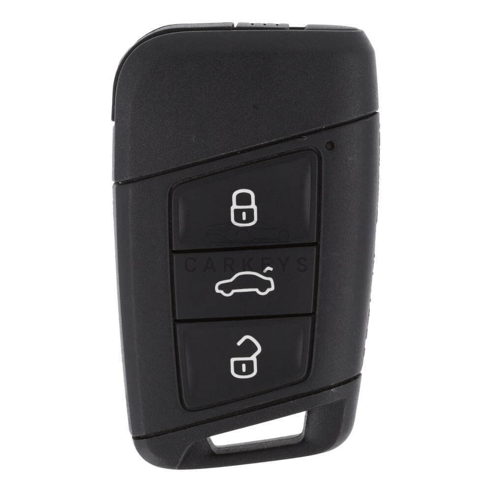 Корпус смарт ключа Volkswagen, Skoda 3 кнопки MQB HU162T