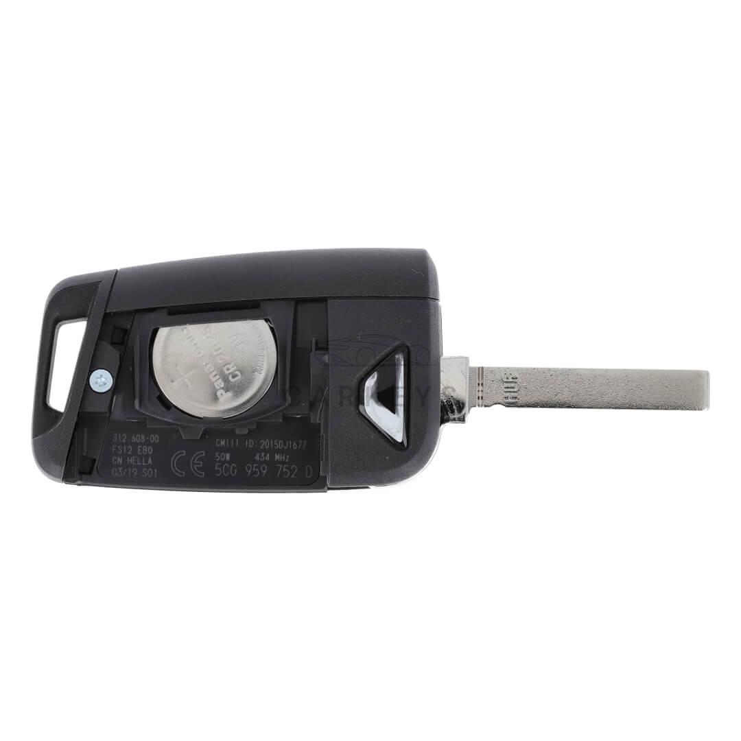Викидний ключ Volkswagen Jetta VS5 3 кнопки 433Mhz MQB49 5C Keyless-Go