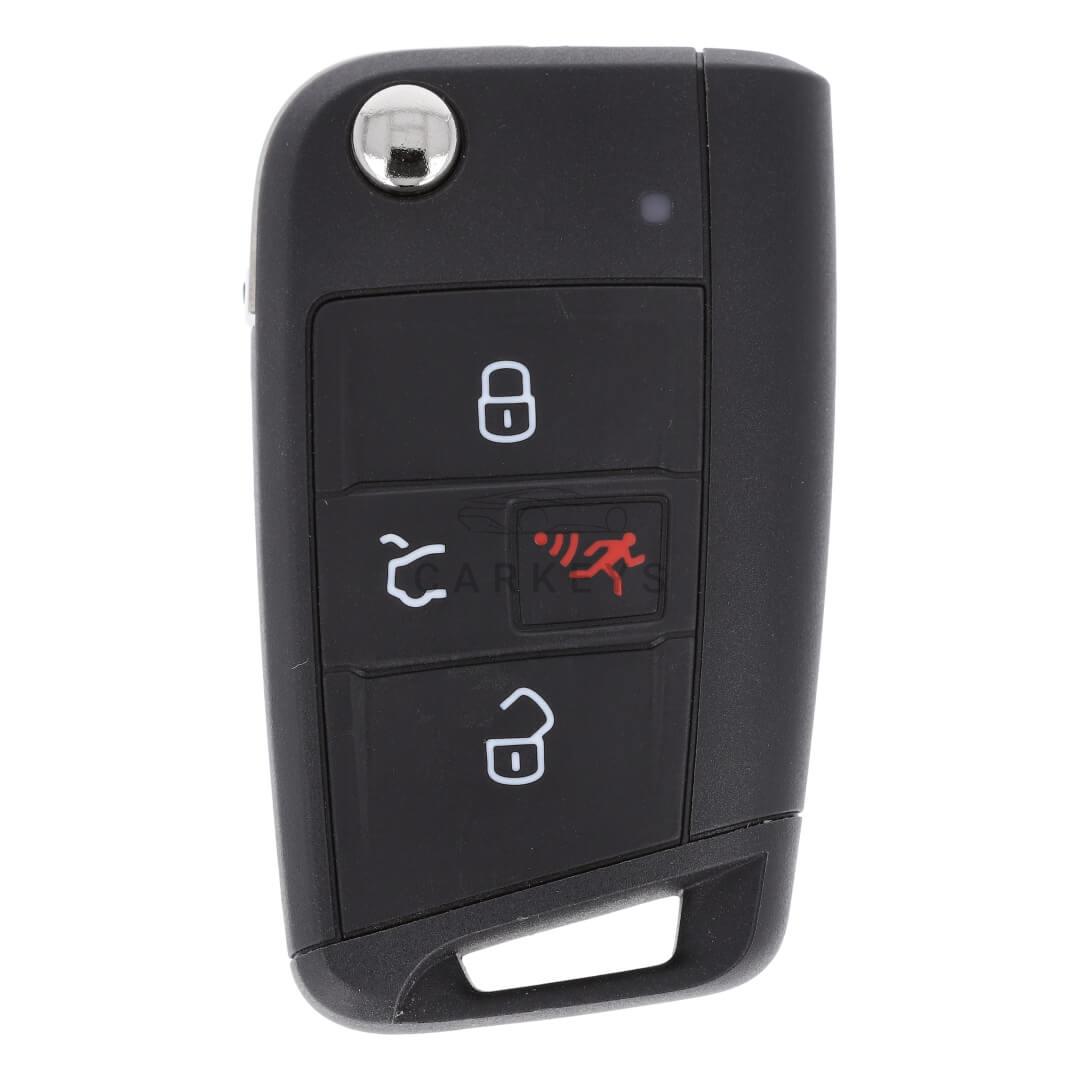 Викидний ключ Volkswagen Golf, Tiguan 2018+ 3+1 кнопки 315Mhz MQB49 5C 5G6959752BG / CT