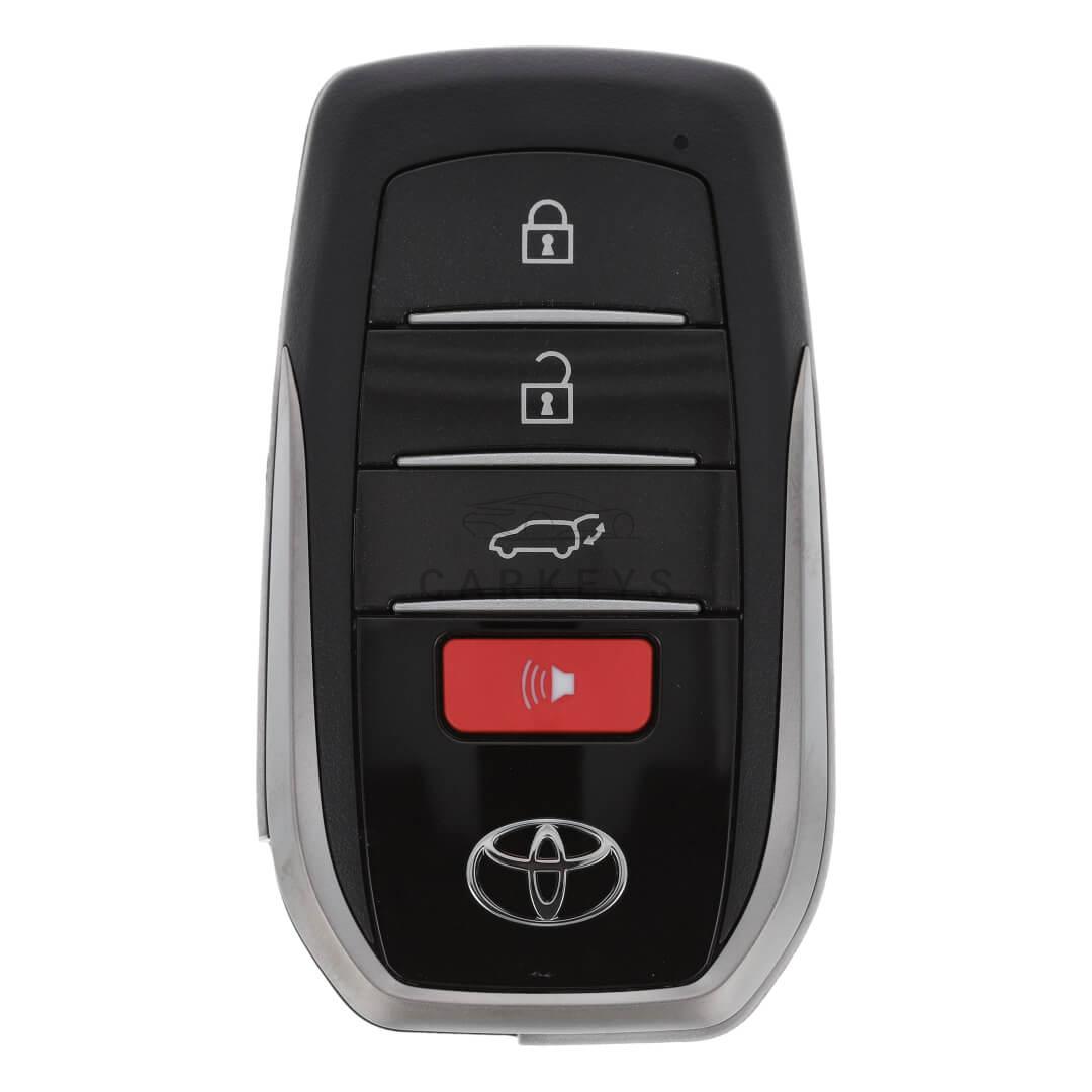 Смарт ключ Toyota Land Cruiser 300 Рестайлинг 2024+ 3+1 кнопки 433MHz p1:BA B3N2K2R 8990H-60811