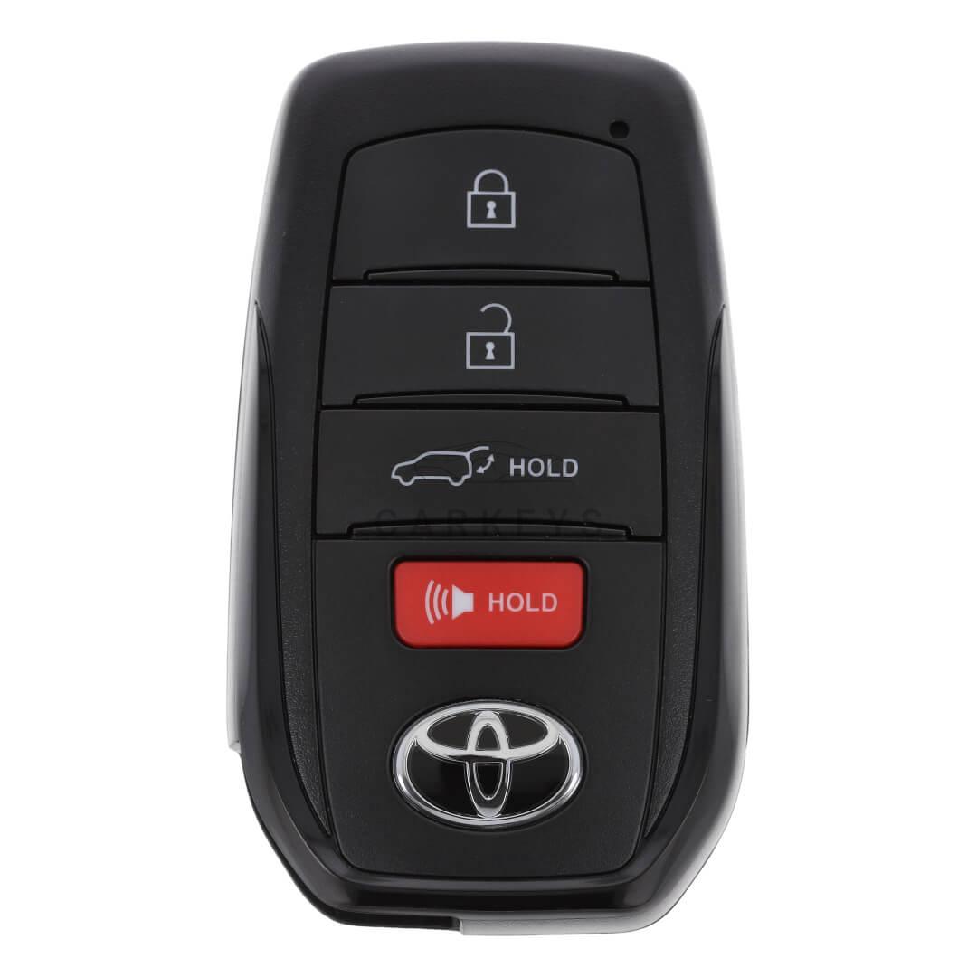 Смарт ключ Toyota Highlander 2024+ 3+1 кнопки 315MHz p1:BA HYQ14FBX 8990H-0E600 / 0E601