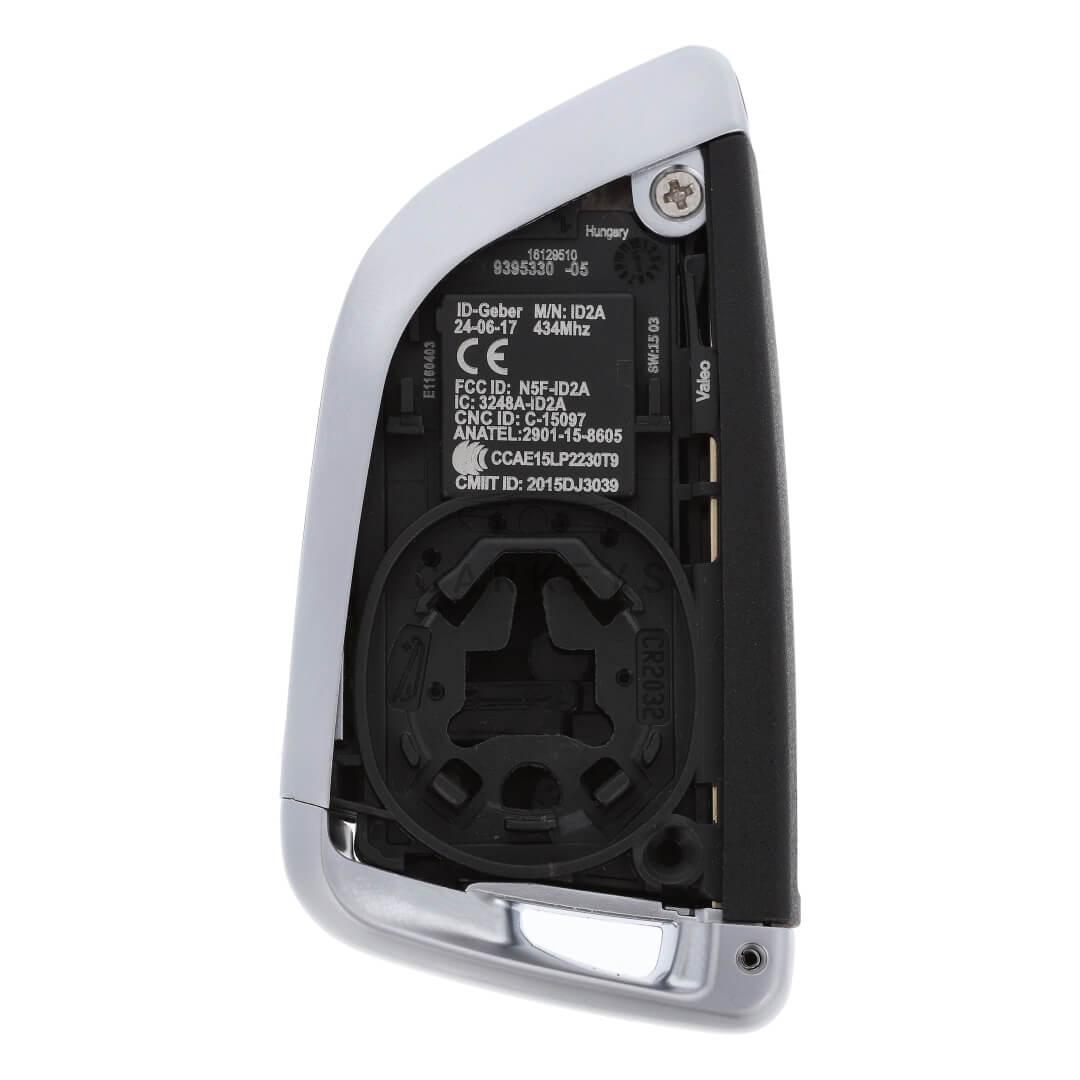 Корпус смарт ключа BMW G-series 3+1 кнопки HU100R BDC2/BDC3 (черный/паника)
