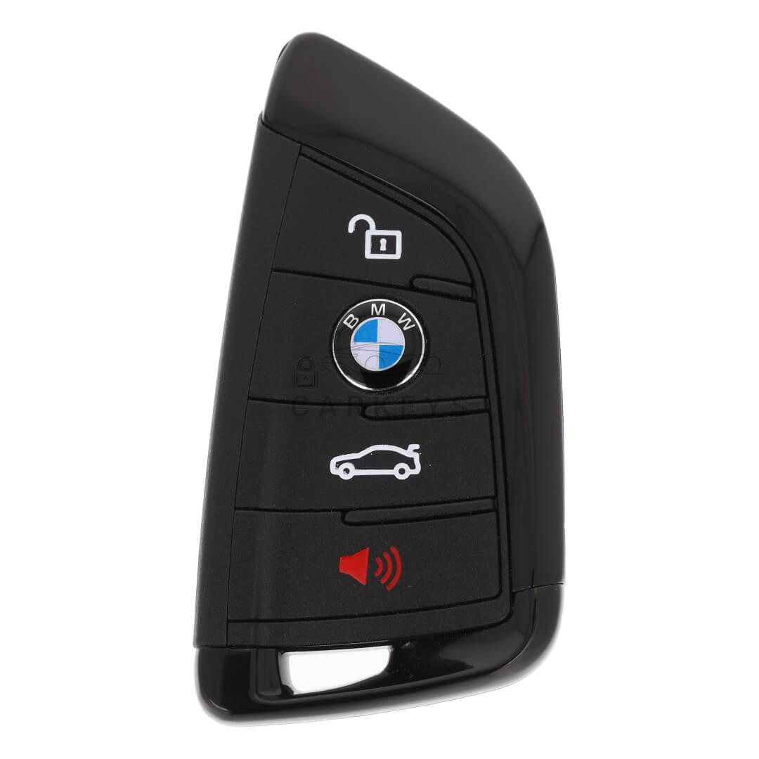 Корпус смарт ключа BMW G-series 3+1 кнопки HU100R BDC2/BDC3 (черный/паника) BLACK EDITION