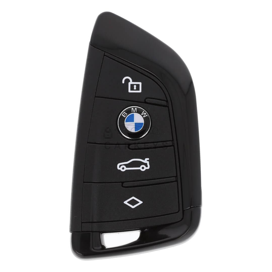 Корпус смарт ключа BMW G-series 4 кнопки HU100R BDC2/BDC3 (черный/ромб) BLACK EDITION