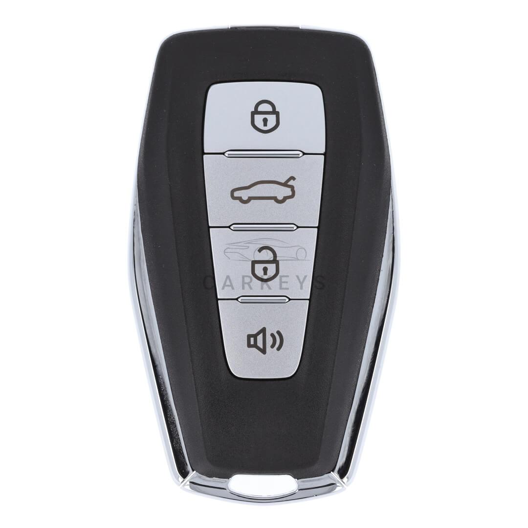Смарт ключ Geely Emgrand 2021-2024 4 кнопки 433MHz ID47 HT3 NCF29A1X (blue pcb)