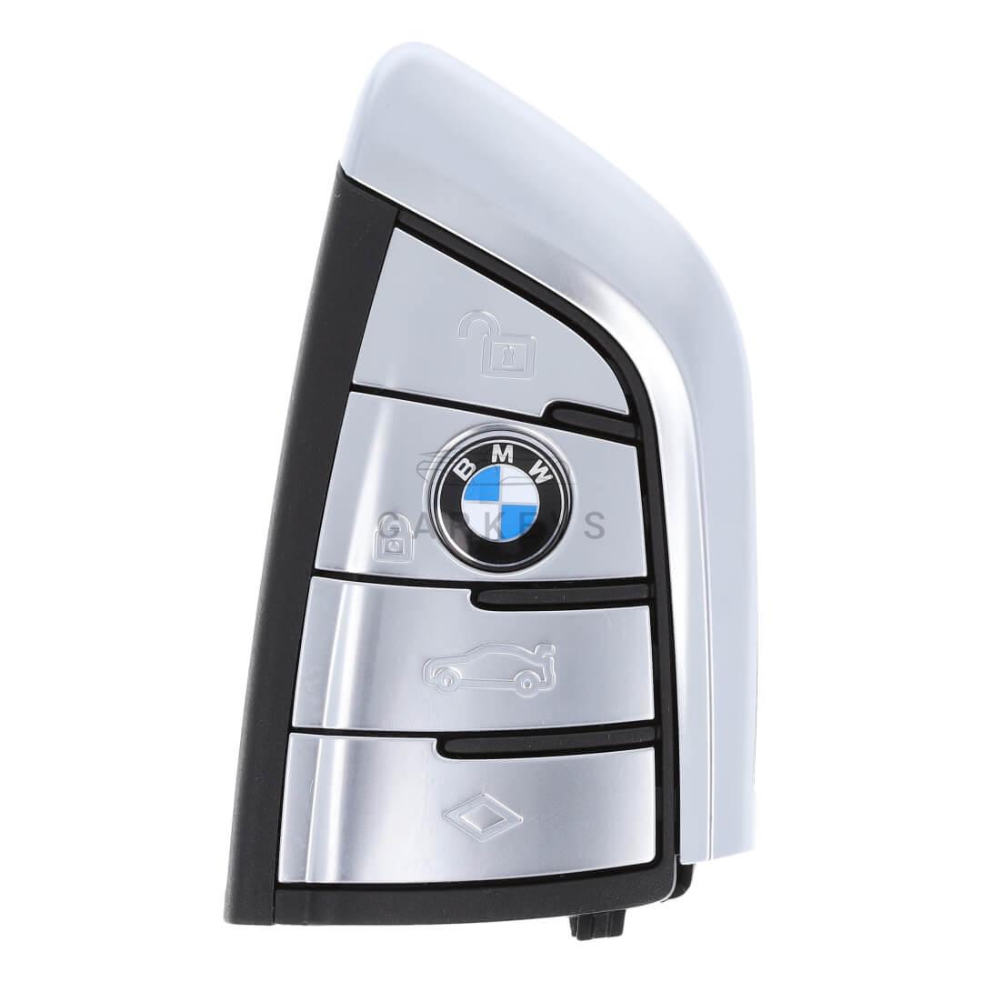 Корпус смарт ключа BMW G-series 4 кнопки HU100R BDC2/BDC3 (срібний/ромб)