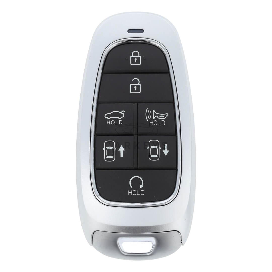 Корпус смарт-ключа Hyundai 6+1 кнопки, тип 5 (боковые двери + легковой багажник )