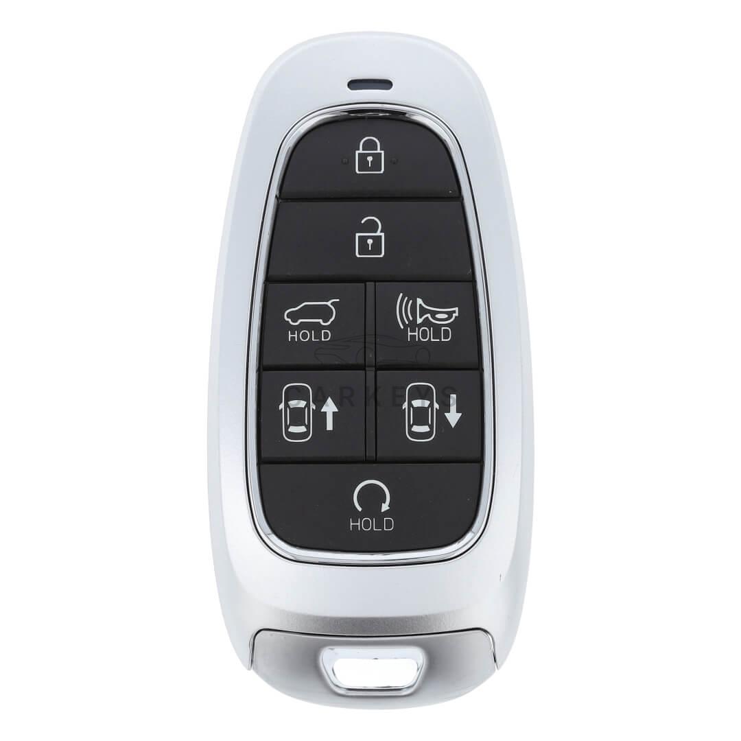Корпус смарт-ключа Hyundai 6+1 кнопки, тип 5 (боковые двери + грузовой багажник)