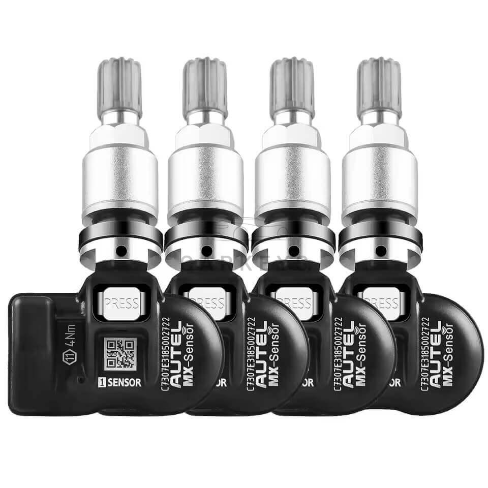 Датчик TPMS Autel MX-1 MX-Sensor 433 МГц + 315 МГц, универсальный, с быстрой фиксацией, программируемый. Metal (4 шт.)